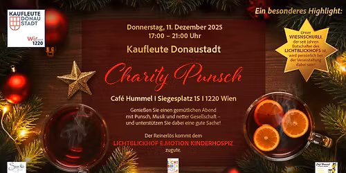 Kaufleute Donaustadt Charity Punsch \u2013 zugunsten Lichtblickhof