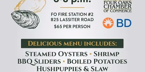 Four Oaks Chamber Oyster Roast