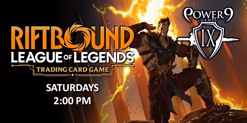 Riftbound TCG: Saturdays