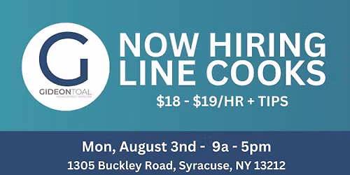 Gideon Toal Management Services Hiring Event