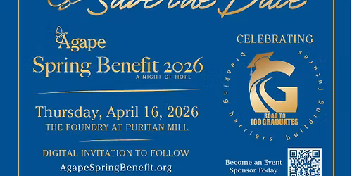 Agape Spring Benefit | A Night of Hope 2026