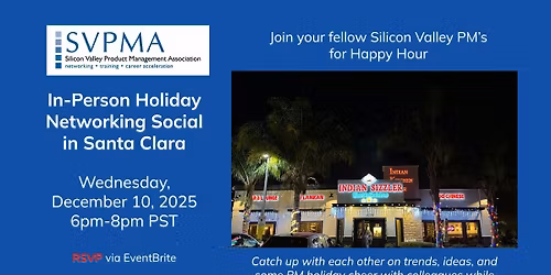 SVPMA In-Person Holiday Networking Social