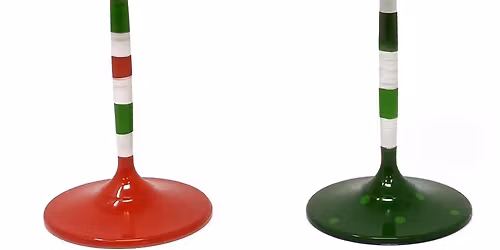 Christmas at Venezia Wineglass painting