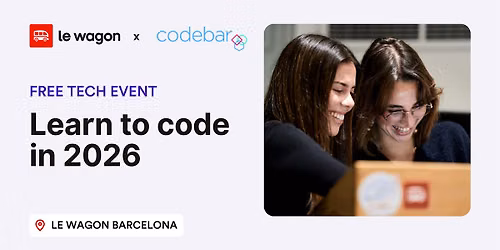 Learn to code in 2026 | Le Wagon x codebar