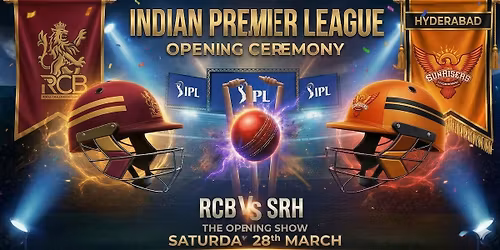 IPL Opening Cermony - Royal Challengers vs Sunrisers Hyderabad - \u20ac5 Drinks