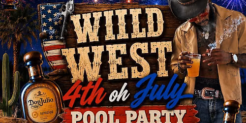 Wild West 4th of July pool party