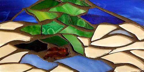 Holiday Tree or Poinsettia Mosaic Workshop with Kerry Tharp