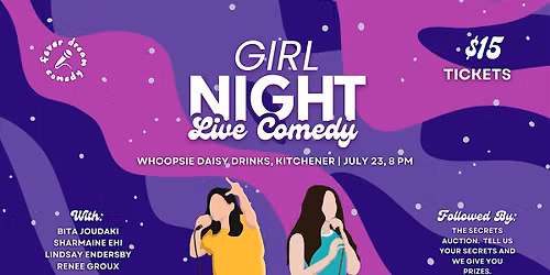 Girl Night Live Comedy @ Whoopsie Daisy