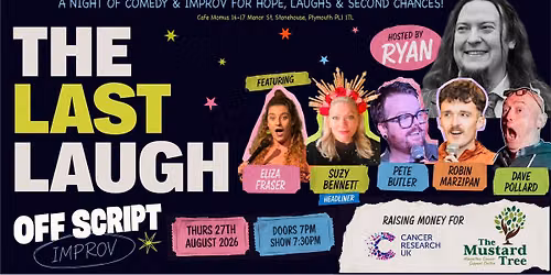The Last Laugh - Comedy Night for Macmillan & Cancer Research
