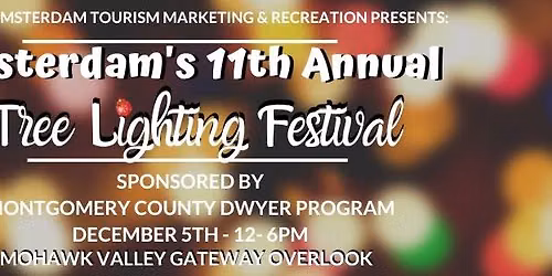 Amsterdam's Tree Lighting Festival Sponsored by Montgomery County Dwyer Program