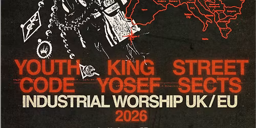 YOUTH CODE \/ SPECIAL GUESTS: KING YOSEF \/ STREET SECTS \u2022 Schlachthof Wiesbaden