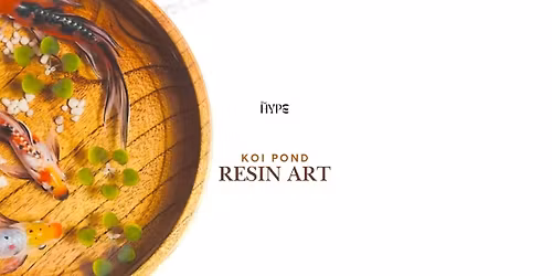 Koi Pond Resin Art