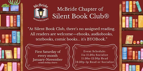 McBride Chapter of Silent Book Club