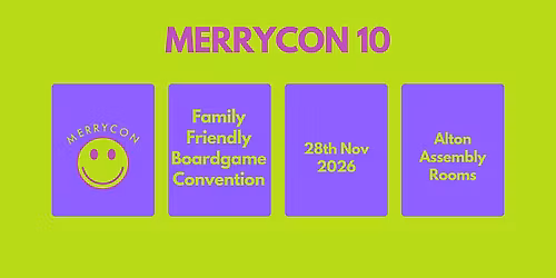 MERRYCON 10 - A family friendly boardgame convention