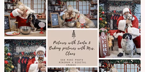 Pictures with Santa at Bark of the Town