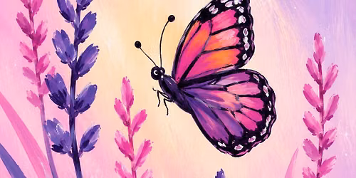 Kids art Club - Lilac Butterfly