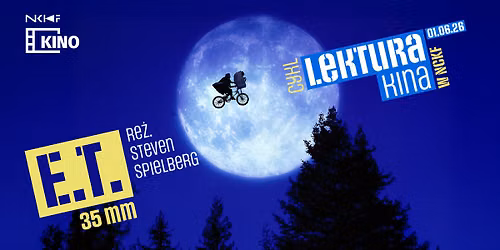 Lektura Kina: E.T. (1982) z ta\u015bmy 35 mm + spotkanie z autork\u0105 ksi\u0105\u017cki o pokojach dzieci\u0119cych w kinie