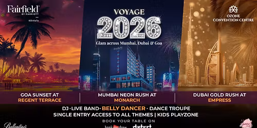 Voyage 2026 - New Year\u2019s Eve at Fairfield by Marriott Kolkata