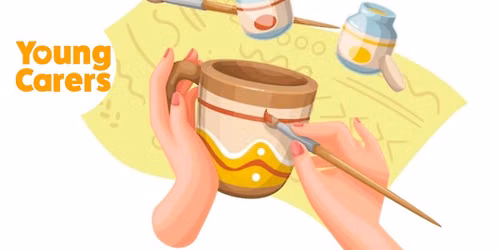 Pottery Painting: Young Adult Carers (Age 16-24)