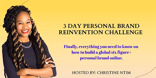 Personal Brand Reinvention Challenge:Turn Your Brand into 6 Figures in 2026