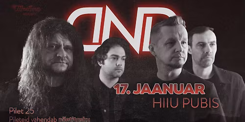 \ud83d\udccd DND - 17.jaanuaril - kell 20:00 - Hiiu Pubis