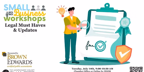 Small Business Workshops: Legal Must Haves & Updates