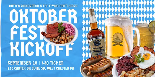 Cutter and Cannon's Oktoberfest Kickoff w\/ The Flying Deutschman