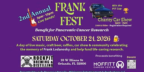 2nd Annual Frank Fest for Pancreatic Cancer Research