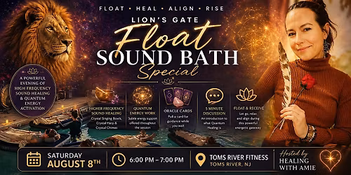 Float Sound Bath: Lion\u2019s Gate Energy Experience