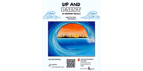 Sunset Swell - Paint and Sip in Orange County | Classpop!\u2122