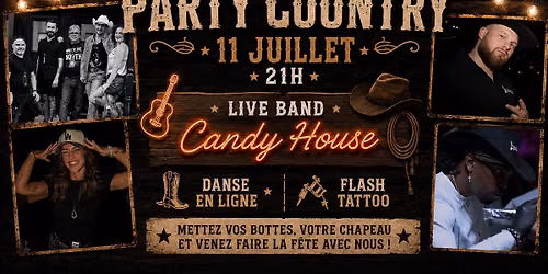 Party Country avec Candy house