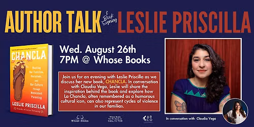 Author Talk: Leslie Priscilla