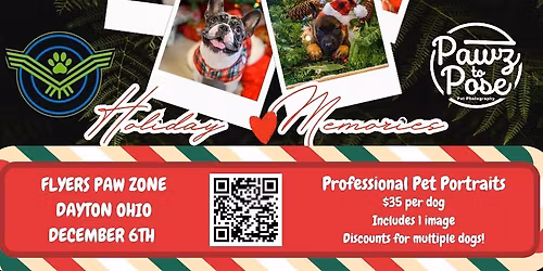 Holiday Portraits at Flyers Paw Zone 