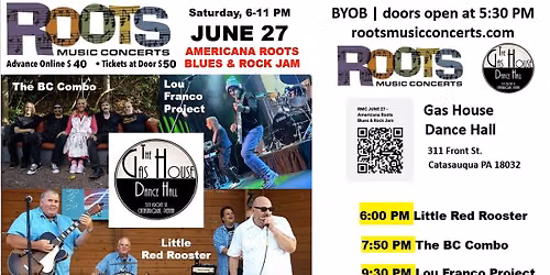 Americana Roots Blues & Rock Jam - June 27, 2026
