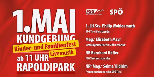 1. Maikundgebung mit Familienfest