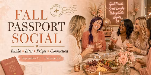 Fall Passport Social: Bunko & Bubbly