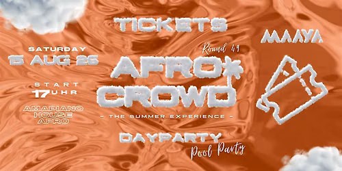 AFROCROWD BERLIN | POOLPARTY VIBES