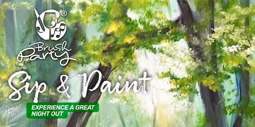 Join Brush Party with Mat to Paint 'Woodland Oasis' - Bristol