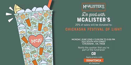 FOL Fundraising Night @ McAlister\u2019s