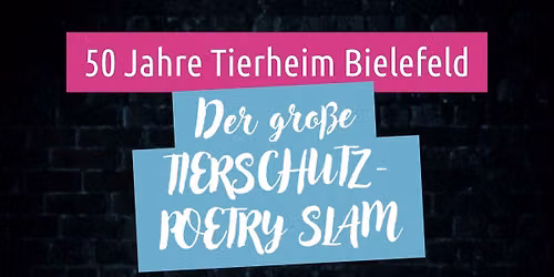 Der Gro\u00dfe Tierschutz Poetry Slam