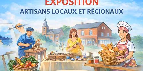 Exposition d'artisans et d'artistes locaux et r\u00e9gionaux.