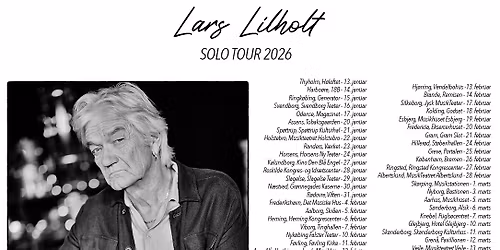 Lars Lilholt Solo turn\u00e9 2026