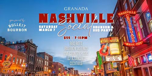Nashville Social - Bourbon & BBQ Party