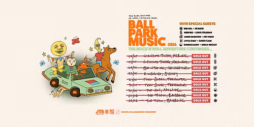 Ball Park Music 'The Rock & Roll Adventure Continues...' Tour 2026 | Adelaide SA [SOLD OUT]