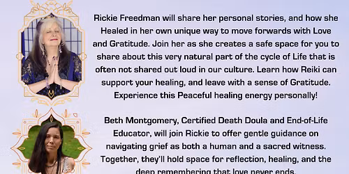 From Grief to Gratitude ~ Rickie Freedman & Beth Montgomery
