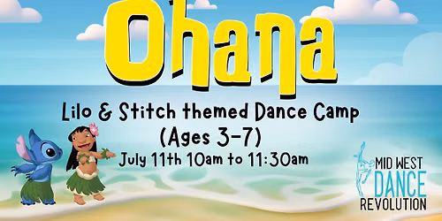 Ohana Dance Camp (Ages 3-7)