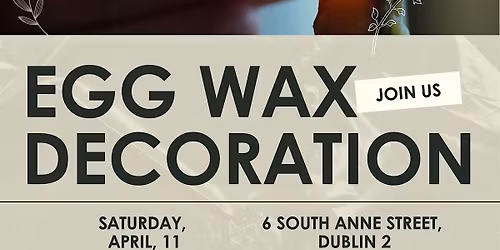 Waxed Decoration on Eggs