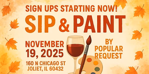 Sip and Paint Fall in Love..