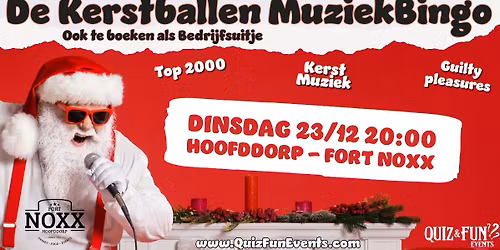 De Kerstballen Muziekbingo | Hoofddorp (Sold out)