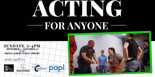 Acting for Anyone - an Artist in Communities Project